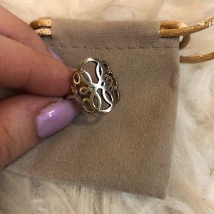 Alex and Ani Silver Boho Ring